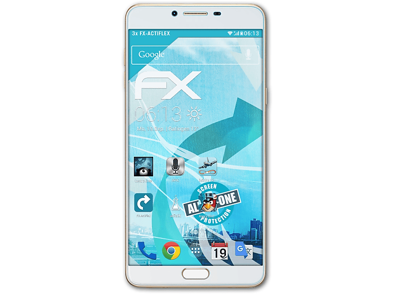 3x Galaxy Displayschutz(für FX-ActiFleX ATFOLIX C9 Pro) Samsung