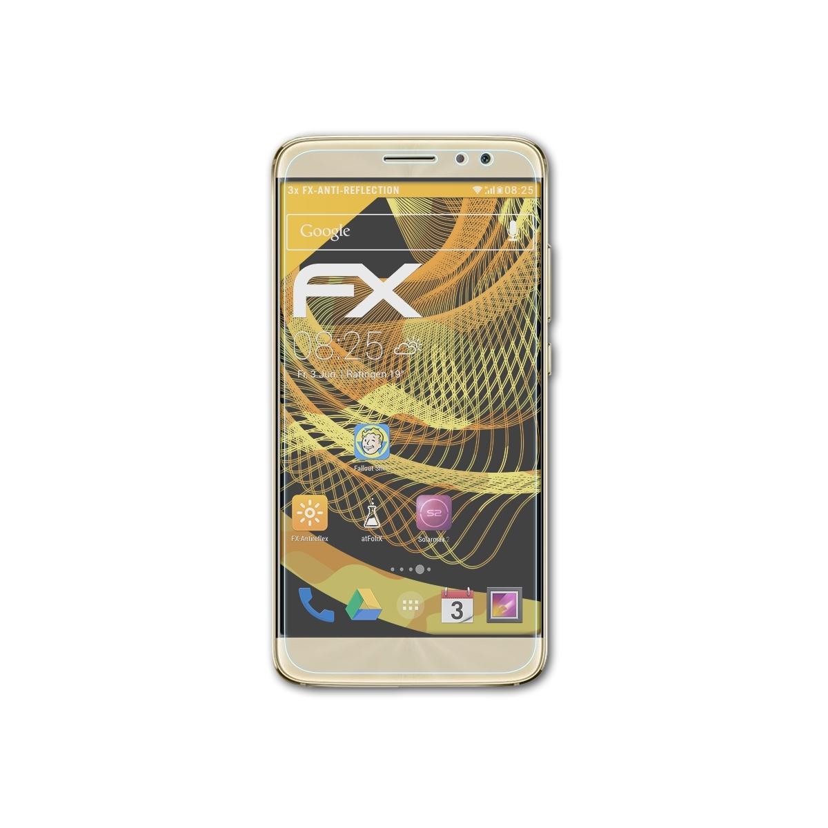 ATFOLIX 3x FX-Antireflex Displayschutz(für Huawei Maimang 5)