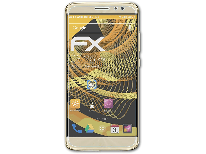ATFOLIX 3x FX-Antireflex Displayschutz(für Huawei 5) Maimang