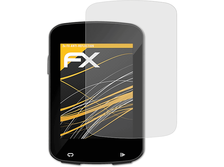 ATFOLIX 3x Displayschutz(für 820 820) Garmin / Explore Edge FX-Antireflex