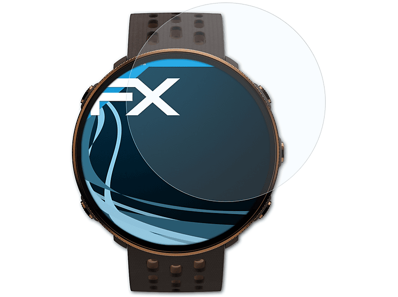ATFOLIX 3x FX-Clear Displayschutz(für Polar Vantage M2)