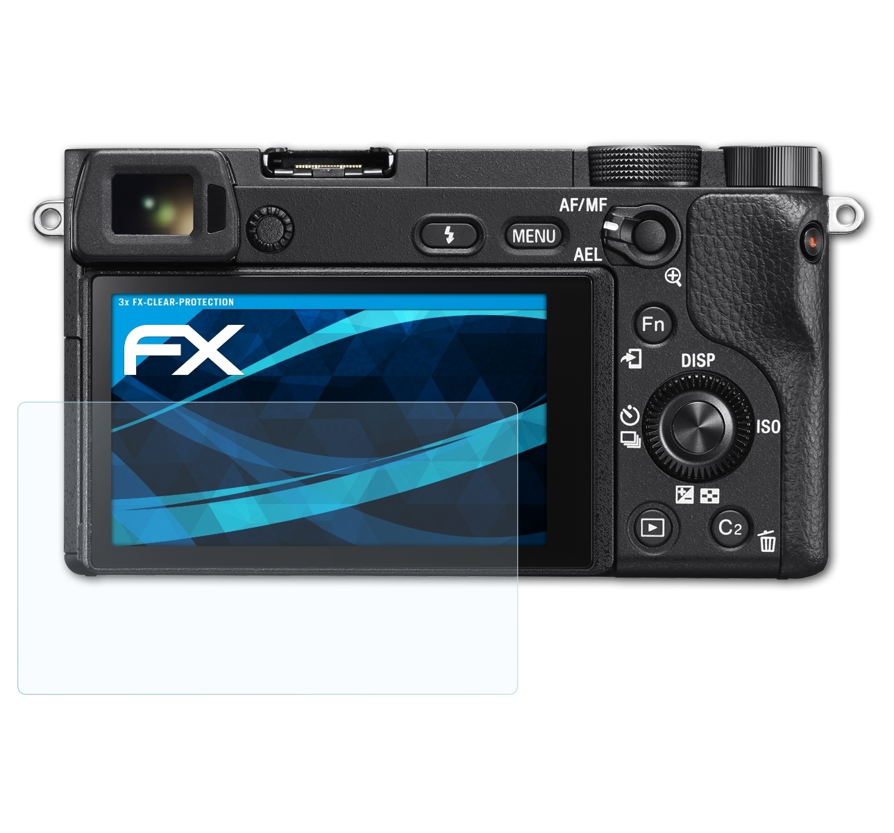 ATFOLIX 3x FX-Clear Displayschutz(für Sony Alpha (ILCE-6300)) a6300