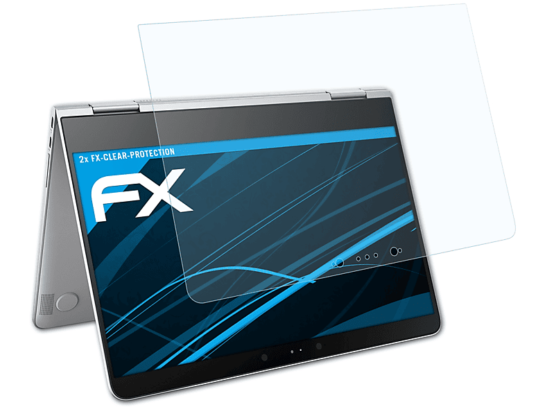ATFOLIX 2x Spectre FX-Clear x360 Displayschutz(für HP 13-w000ng)
