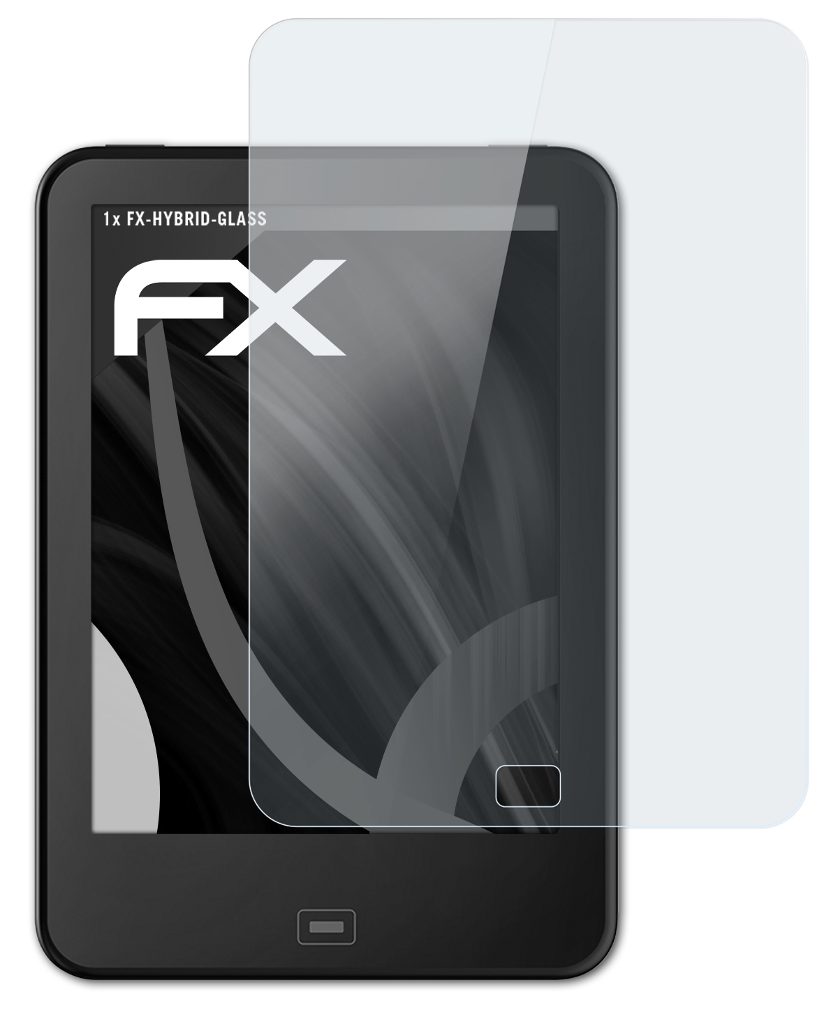 FX-Hybrid-Glass ATFOLIX Tolino Schutzglas(für 4HD) HD Vision / 3