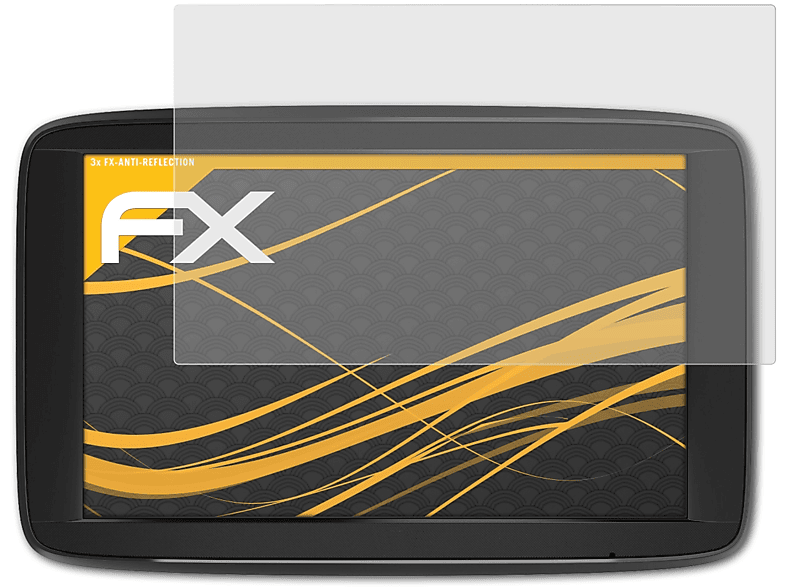 62) FX-Antireflex ATFOLIX Via TomTom 3x Displayschutz(für