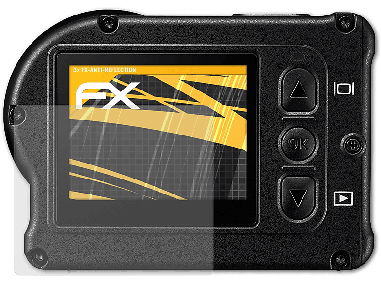 FX-Antireflex KeyMission 170) Displayschutz(für ATFOLIX Nikon 3x