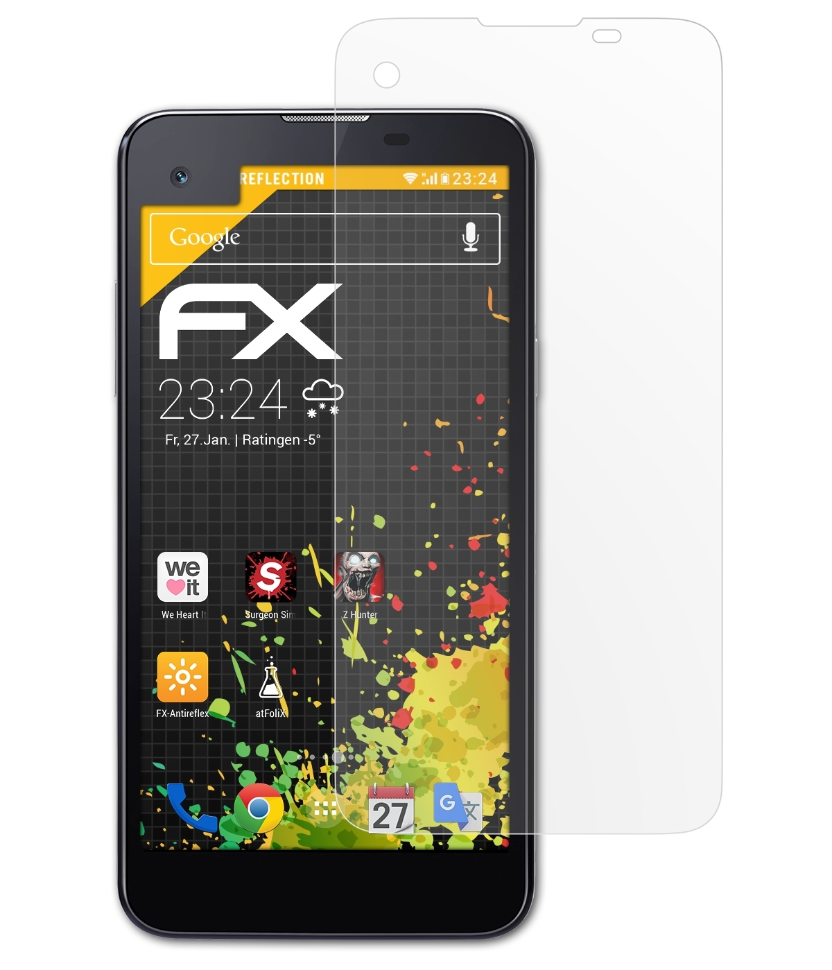 ATFOLIX 3x FX-Antireflex Displayschutz(für LG screen) X