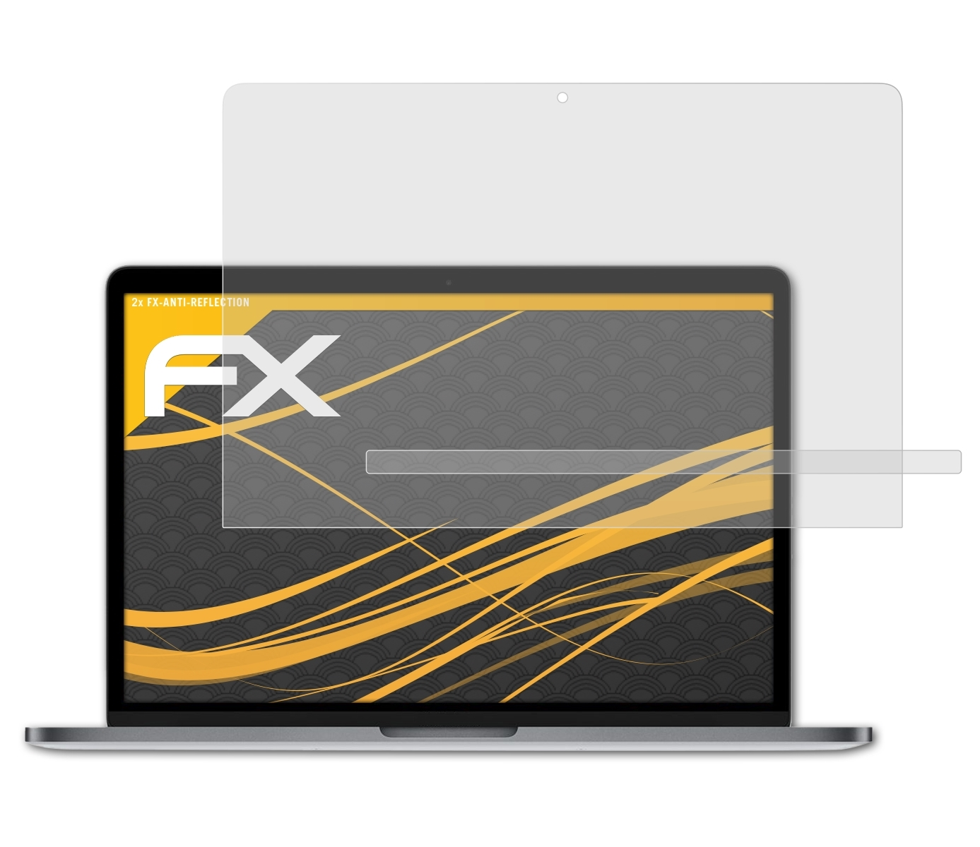ATFOLIX 2x FX-Antireflex Apple Touch Displayschutz(für 2016 Pro inch (incl. MacBook Bar)) 13