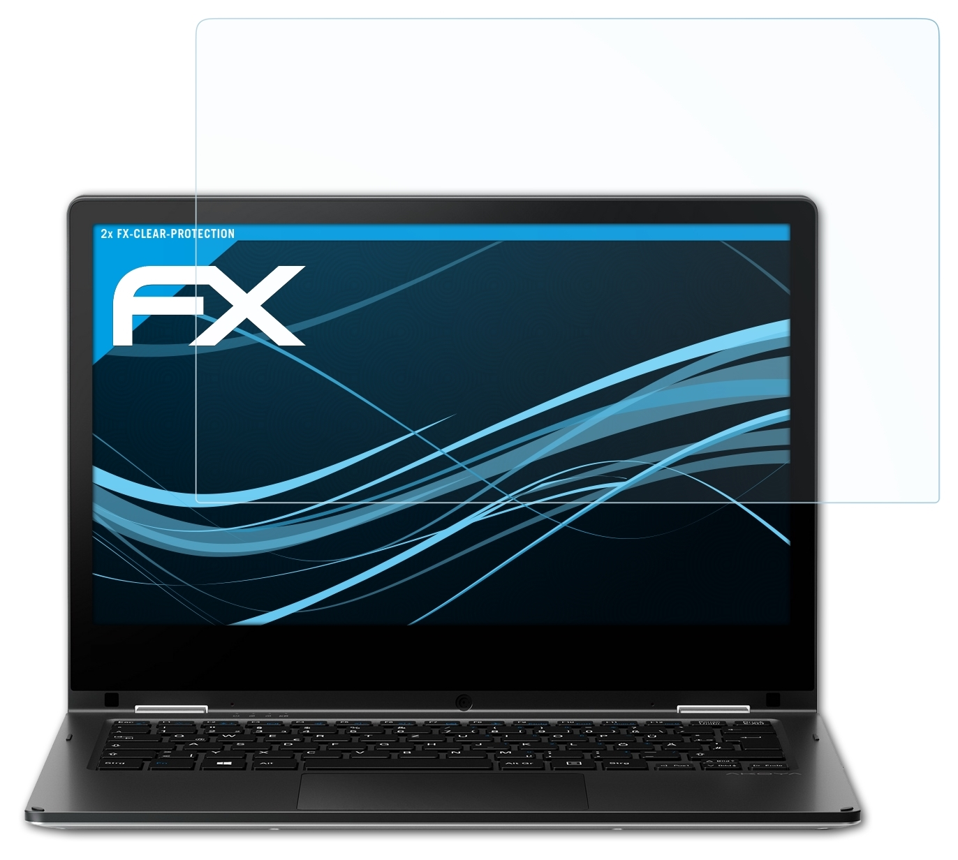 ATFOLIX 2x FX-Clear Displayschutz(für (MD99940)) Medion AKOYA E2216T