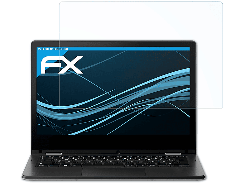 ATFOLIX 2x FX-Clear Displayschutz(für Medion AKOYA E2216T (MD99940))