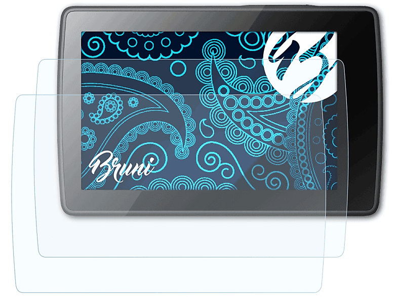 4K) Basics-Clear BRUNI Schutzfolie(für 2x Xiaomi Yi
