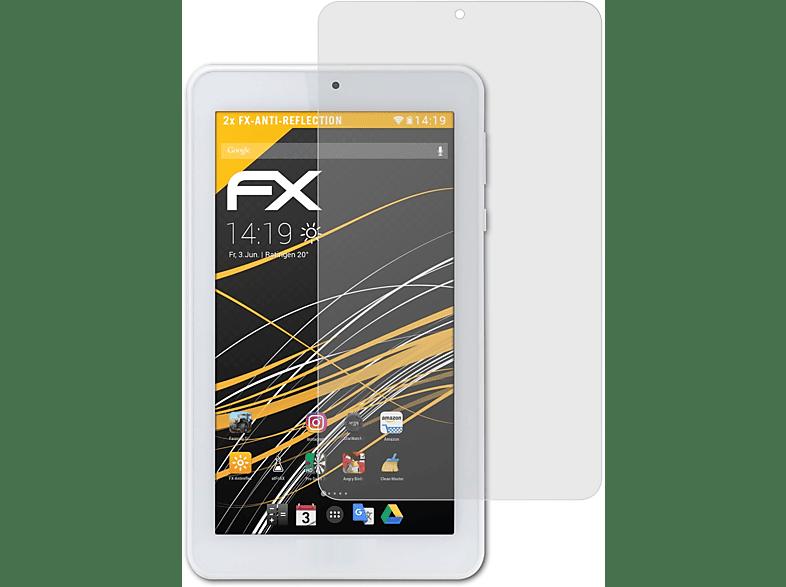 ATFOLIX 2x FX-Antireflex Displayschutz(für Acer Iconia One 7 (B1-770))