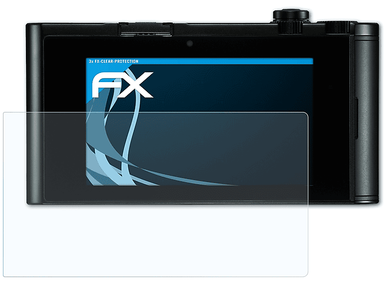 ATFOLIX 3x FX-Clear Displayschutz(für Leica TL2)