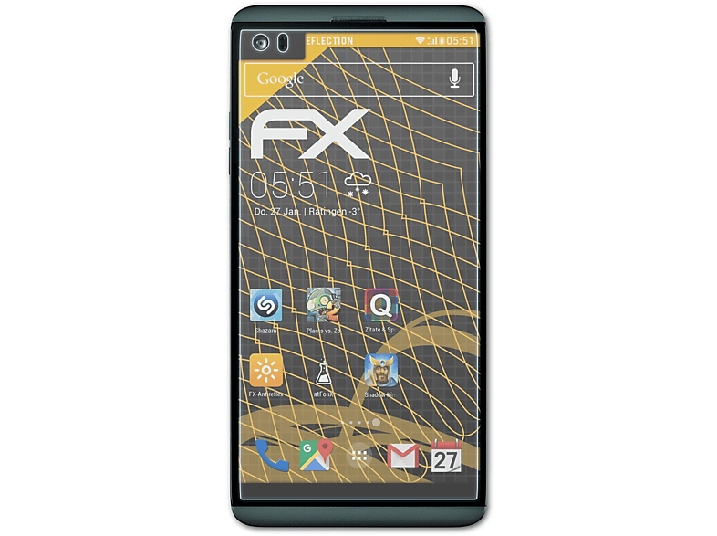 FX-Antireflex LG V20) Displayschutz(für 3x ATFOLIX