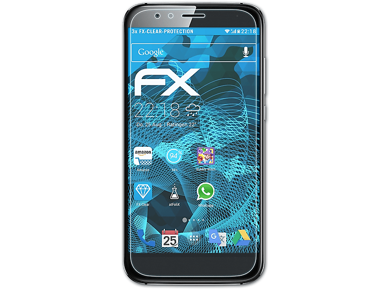 FX-Clear Huawei Displayschutz(für 3x GX8) ATFOLIX