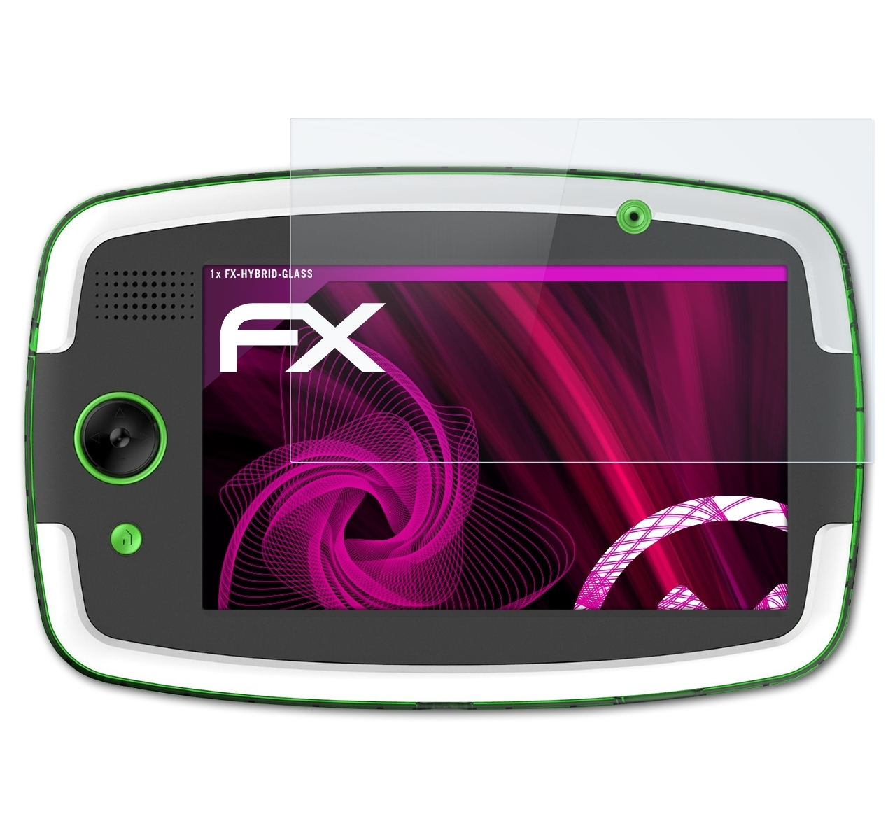 Platinum) FX-Hybrid-Glass ATFOLIX LeapFrog Schutzglas(für LeapPad