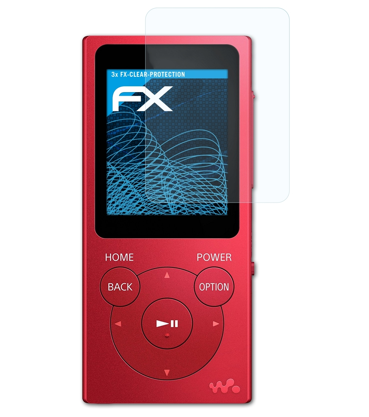 / NW-E394) FX-Clear ATFOLIX 3x NW-E393 Displayschutz(für Walkman Sony