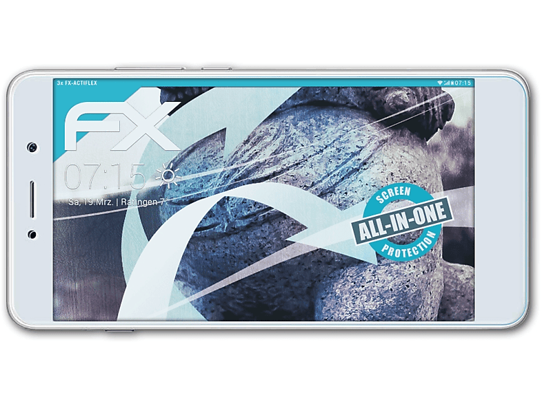 Huawei FX-ActiFleX Prime) Displayschutz(für ATFOLIX Y7 3x
