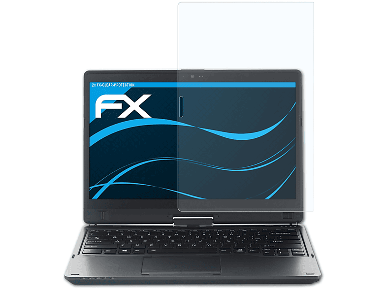 ATFOLIX 2x FX-Clear Displayschutz(für Fujitsu Lifebook T937)