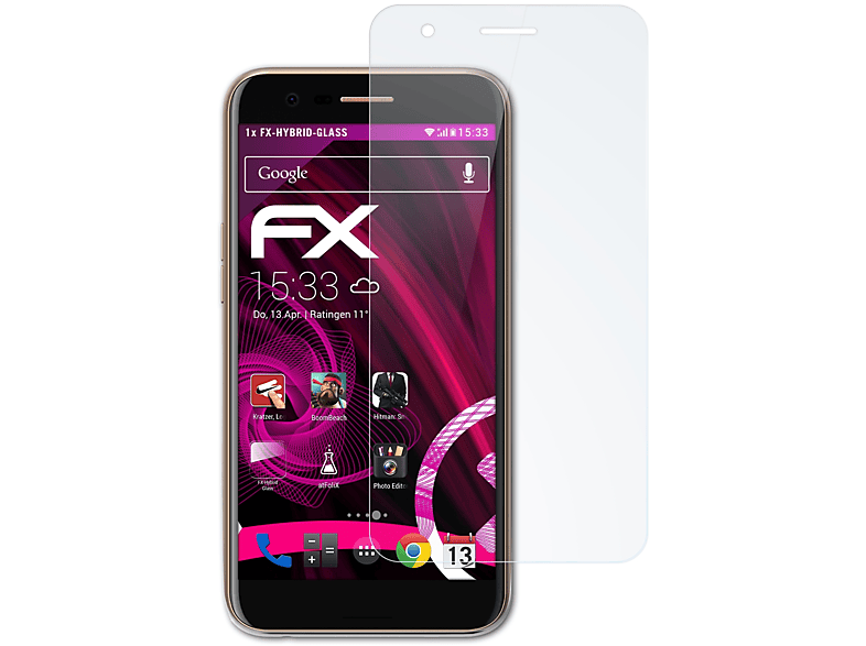 FX-Hybrid-Glass LG Schutzglas(für K7 ATFOLIX (2017))