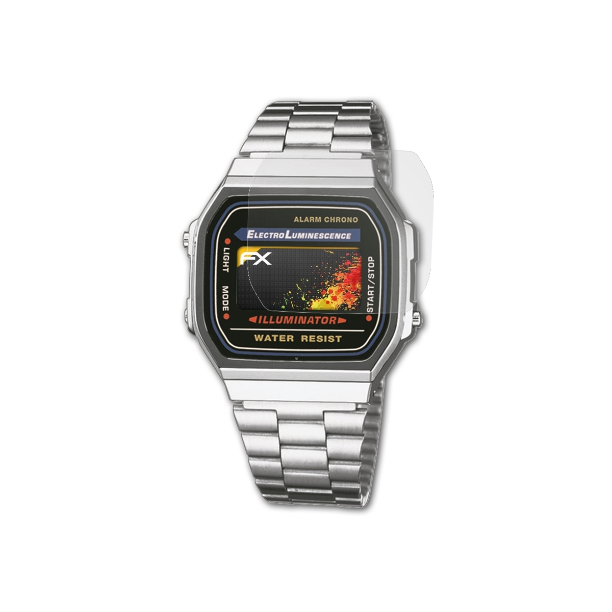 Casio 3x A168WA-1YES) Displayschutz(für FX-Antireflex ATFOLIX