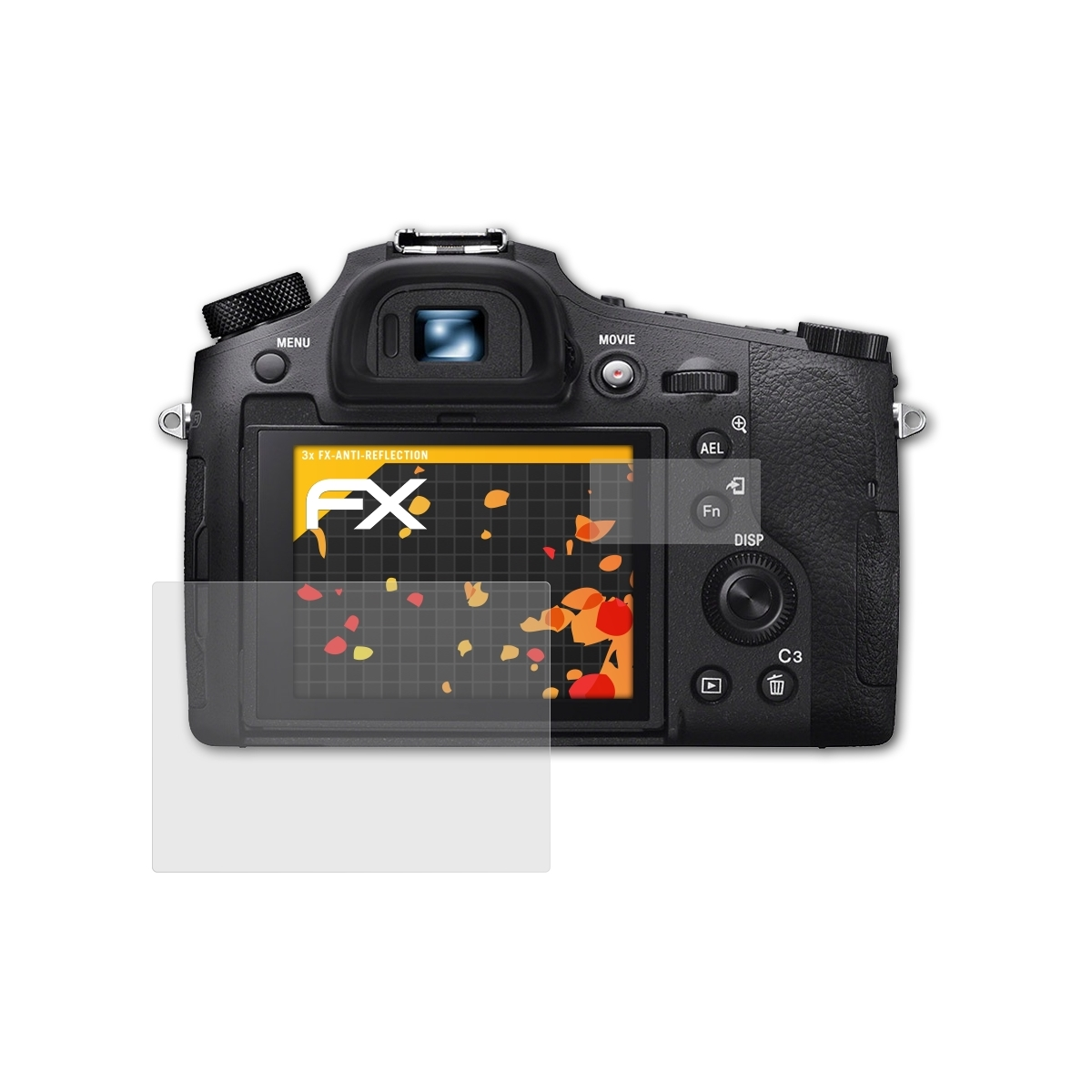 Displayschutz(für FX-Antireflex IV) 3x ATFOLIX Sony DSC-RX10