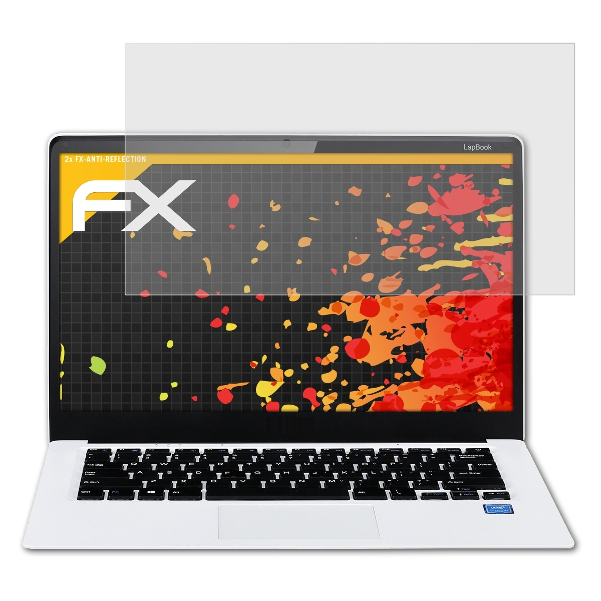 ATFOLIX 2x FX-Antireflex LapBook Displayschutz(für Chuwi 14,1)