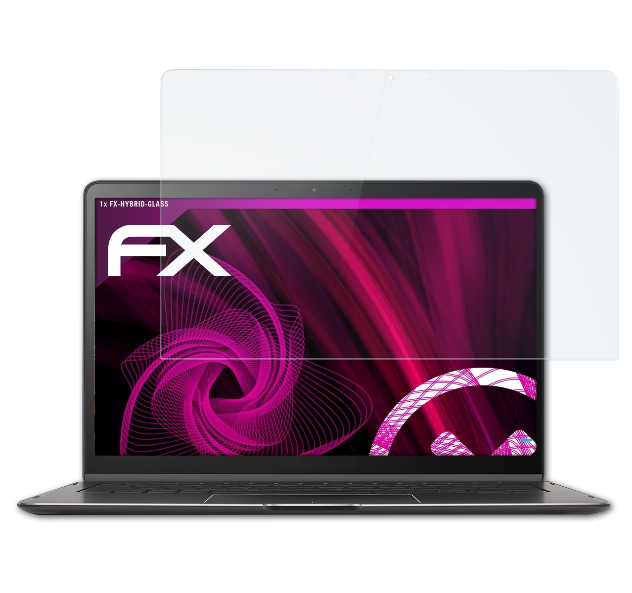 Schutzglas(für (UX370UA)) FX-Hybrid-Glass S Asus Flip ZenBook ATFOLIX