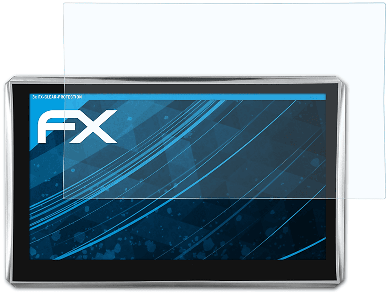ATFOLIX 3x FX-Clear Displayschutz(für EasySMX 84H-3 GPS Navigator)