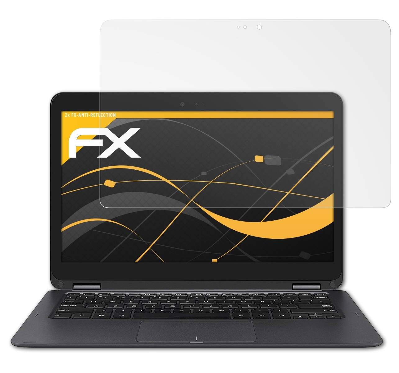ATFOLIX 2x FX-Antireflex Displayschutz(für Flip (UX360UA)) Asus ZenBook