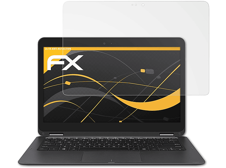 FX-Antireflex 2x Flip Displayschutz(für Asus ZenBook ATFOLIX (UX360UA))