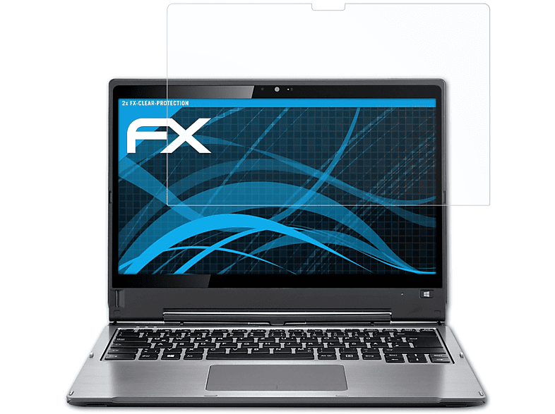 T936) Displayschutz(für 2x ATFOLIX Lifebook Fujitsu FX-Clear