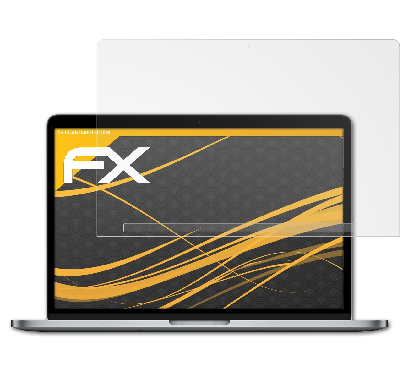 ATFOLIX 2x FX-Antireflex Displayschutz(für (incl. 15 Apple inch Pro MacBook Bar)) Touch 2017