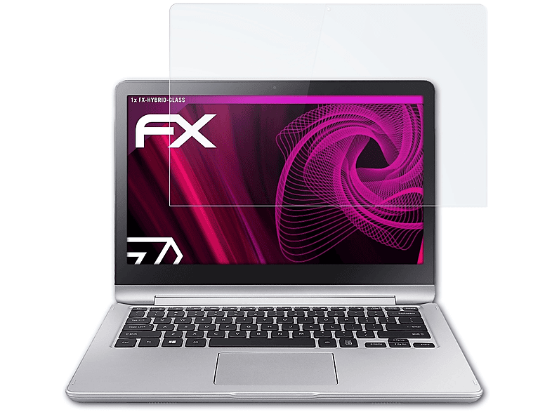 ATFOLIX 7 FX-Hybrid-Glass Spin (15.6 inch)) Notebook Schutzglas(für Samsung