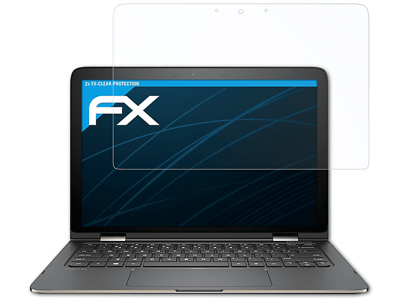 ATFOLIX 2x FX-Clear Displayschutz(für HP Spectre x360 13-4230ng)