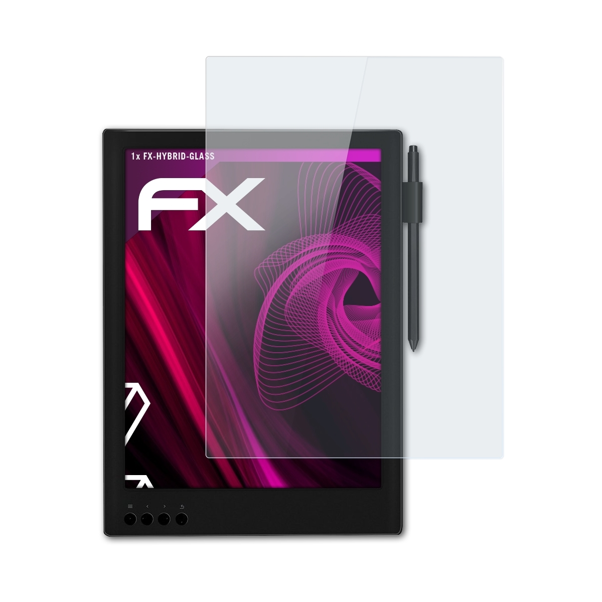 ATFOLIX FX-Hybrid-Glass Schutzglas(für 2) BOOX Max