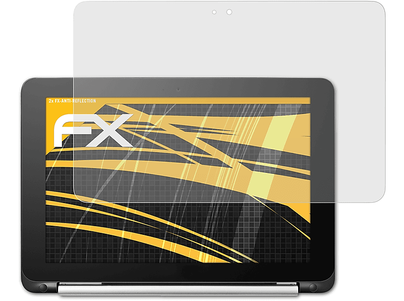 ATFOLIX 2x FX-Antireflex Displayschutz(für C101PA) Flip Asus Chromebook