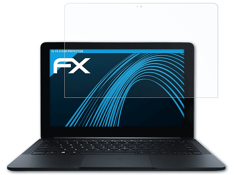 ATFOLIX 2x FX-Clear Displayschutz(für Razer Blade Stealth (12,5 inch))