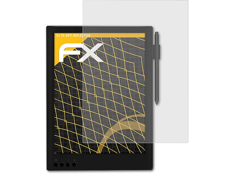 ATFOLIX 2x FX-Antireflex Displayschutz(für 2) BOOX Max