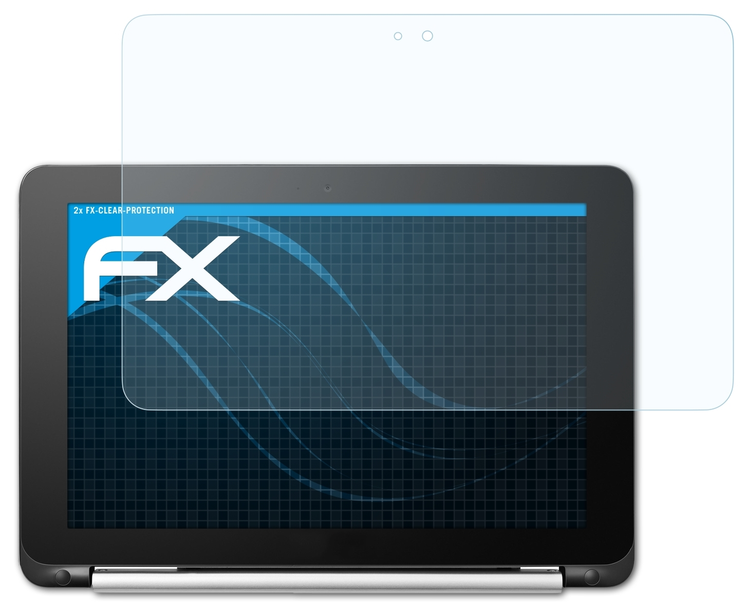 ATFOLIX 2x FX-Clear Displayschutz(für C101PA) Flip Asus Chromebook