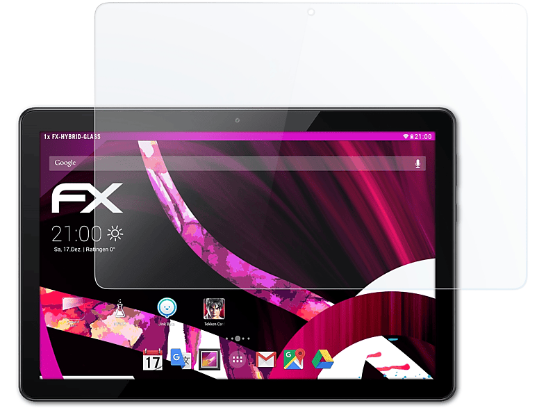 ATFOLIX T5 Schutzglas(für 10) MediaPad FX-Hybrid-Glass Huawei