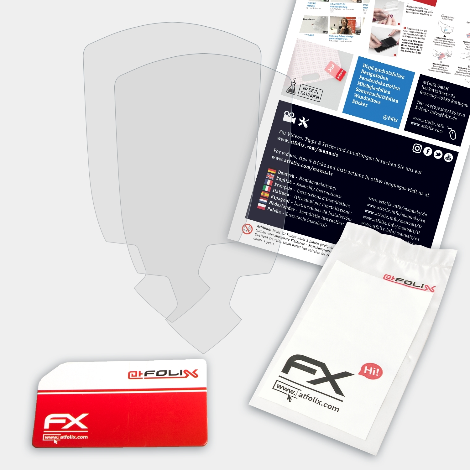 Smok FX-Antireflex Displayschutz(für 2x ProColor) ATFOLIX