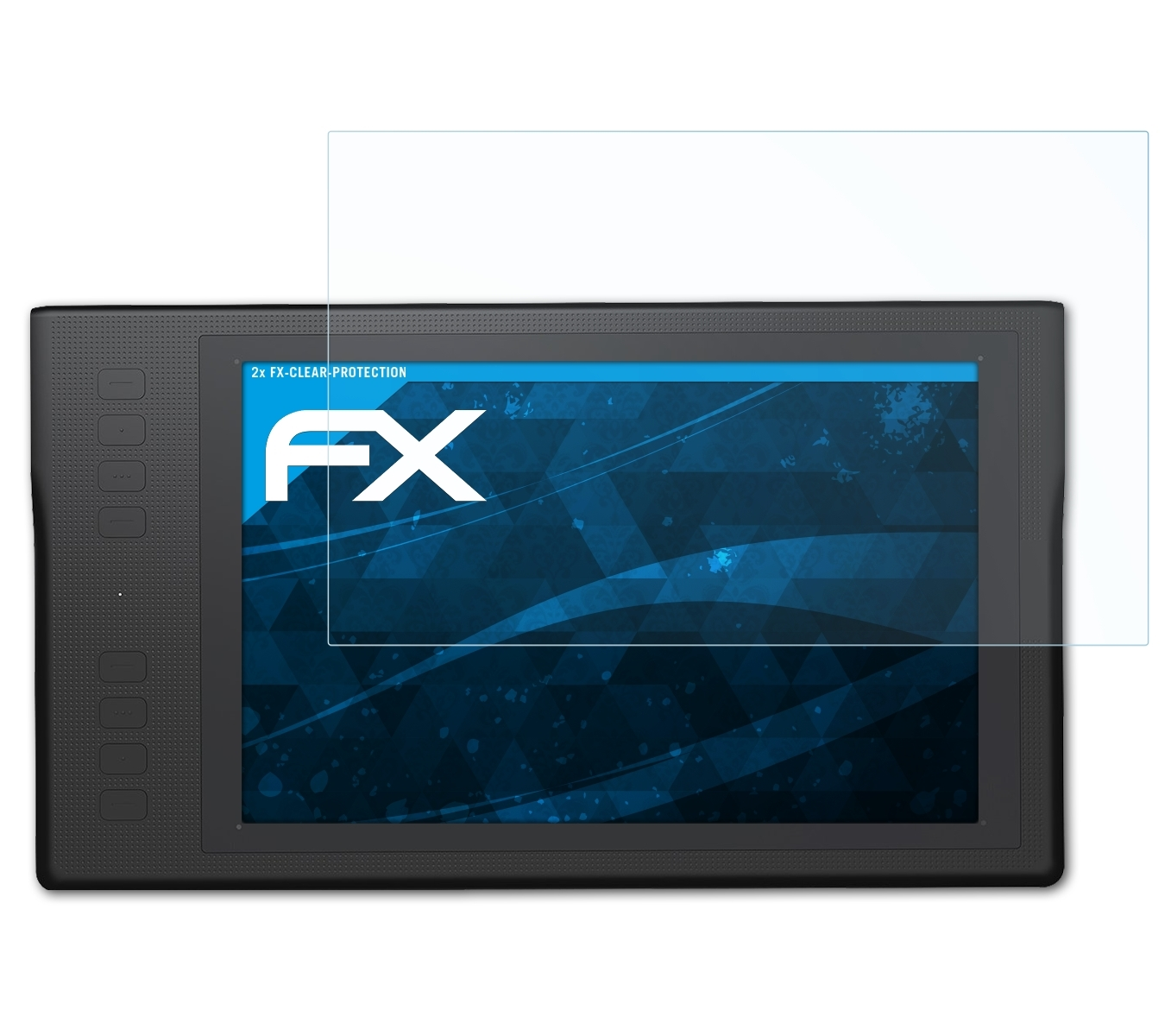 ATFOLIX 2x FX-Clear Displayschutz(für Huion Q11K)