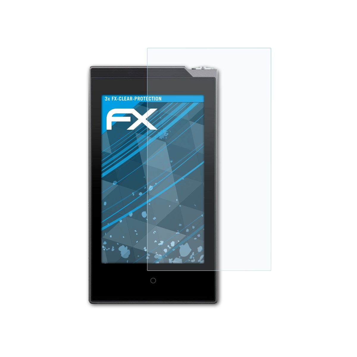 3x S) Displayschutz(für Plenue FX-Clear ATFOLIX Cowon