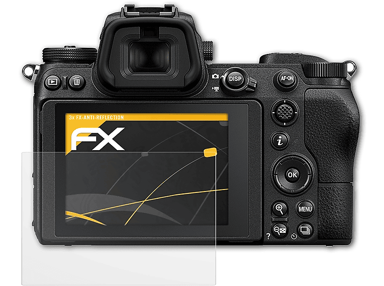 ATFOLIX 3x FX-Antireflex Displayschutz(für Nikon Z6)