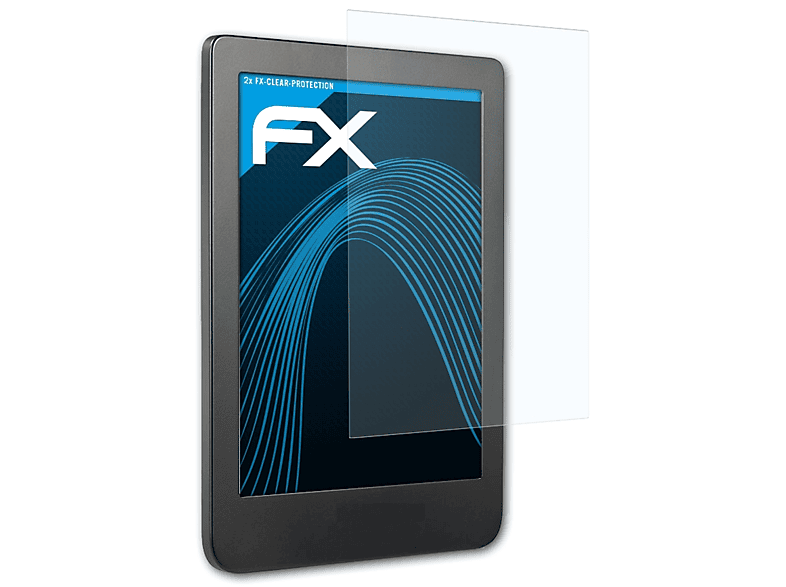 ATFOLIX 2x FX-Clear Displayschutz(für Kobo Clara HD)