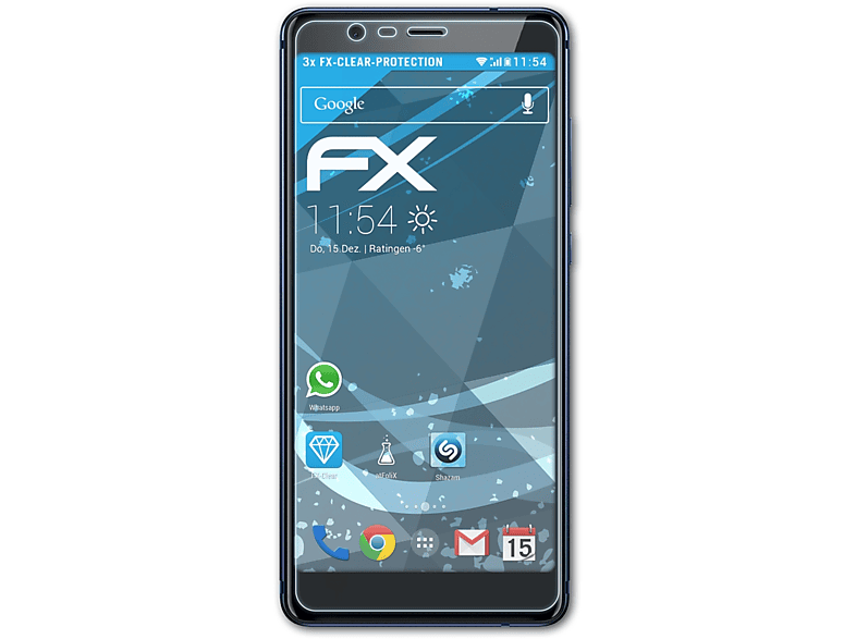 ATFOLIX 3x FX-Clear Displayschutz(für Nokia 5.1)