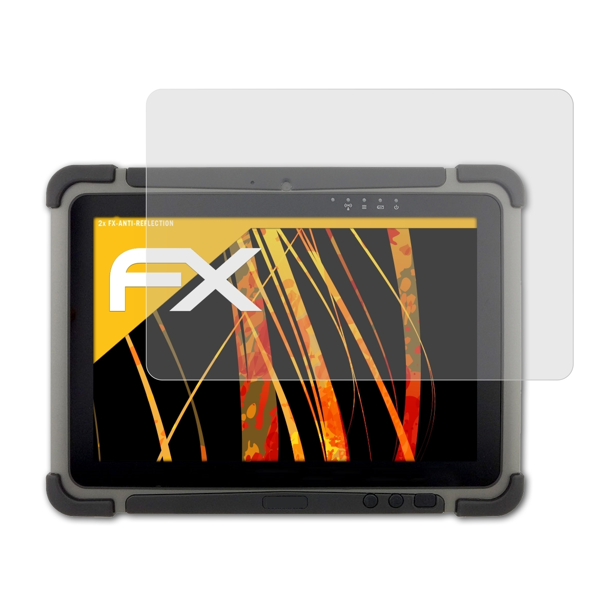 Winmate M101B) ATFOLIX FX-Antireflex 2x Displayschutz(für