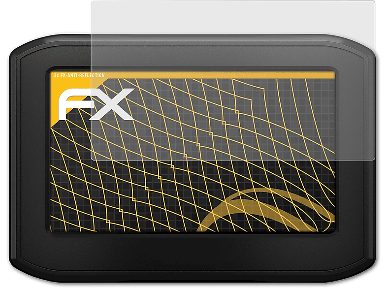 ATFOLIX 3x FX-Antireflex Displayschutz(für Garmin Zumo 346 LMT-S)