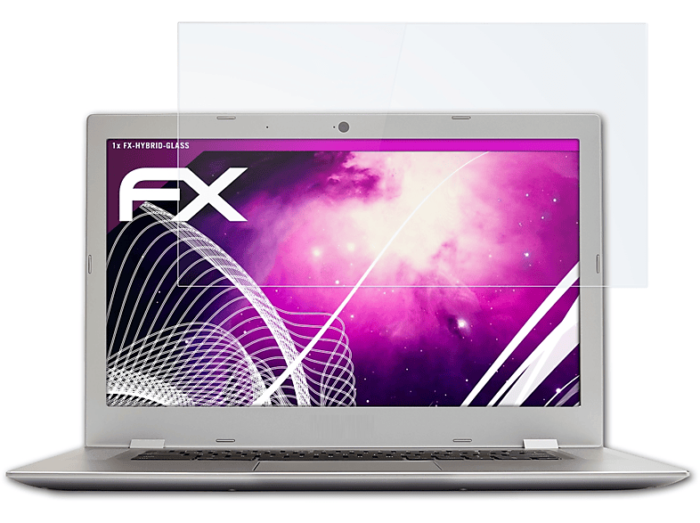 ATFOLIX FX-Hybrid-Glass Schutzglas(für Chromebook Acer 15 (CB315-1HT))